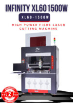Infinity Laser XL60-1500W Fibre Laser Cutting Machine1500W, 600x600mm Work Area - Image 2